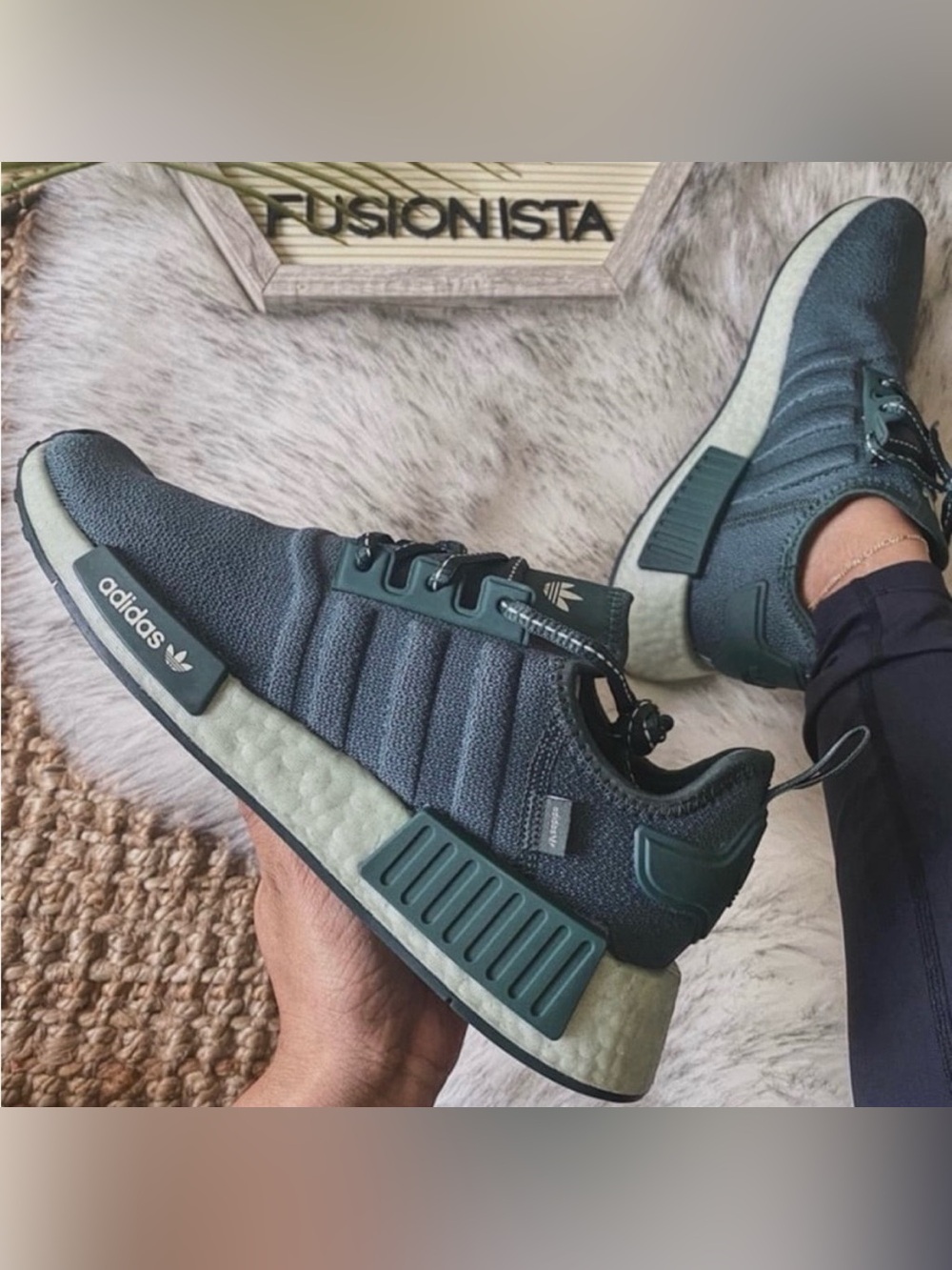 NWT ❤️ Cute Adidas NMD 1 Forest Green 8W